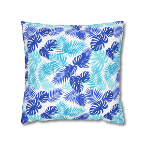 Tropical Leaf Pillowcase – Palm Square Throw - Dipaliz - Chair & Sofa Cushion Covers