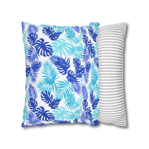 Tropical Leaf Pillowcase – Palm Square Throw - Dipaliz - Chair & Sofa Cushion Covers