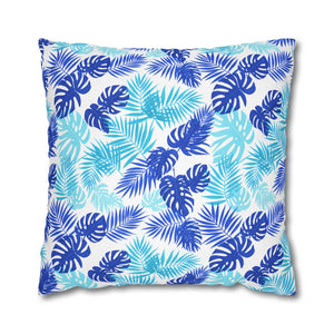 Tropical Leaf Pillowcase – Palm Square Throw - Dipaliz - Chair & Sofa Cushion Covers