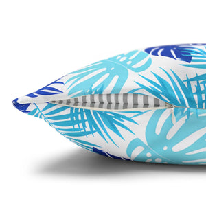 Tropical Leaf Pillowcase – Palm Square Throw - Dipaliz - Chair & Sofa Cushion Covers