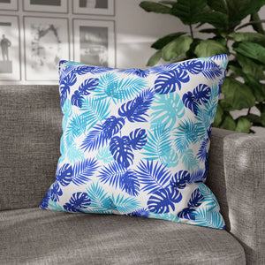 Tropical Leaf Pillowcase – Palm Square Throw - Dipaliz - Chair & Sofa Cushion Covers
