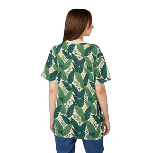 Stylish Unisex Tee - Affordable Leafy Print Design - Dipaliz - T-shirts