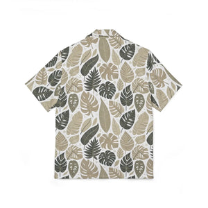 Vibrant Tropical Leaves Hawaiian Camp Shirt - Dipaliz - Shirts - Xs