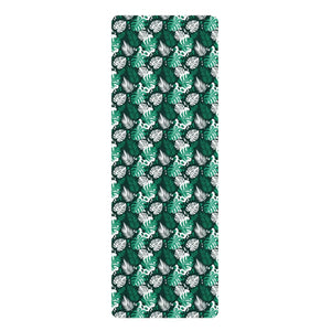 Tropical Monstera Yoga Mat – Non-slip Rubber - Dipaliz - & Pilates Mats