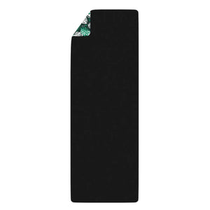 Tropical Monstera Yoga Mat – Non-slip Rubber - Dipaliz - & Pilates Mats