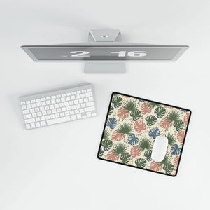 Tropical Palm Leaf Desk Mat, Large Floral Mouse Pad for Home Office - Pads
