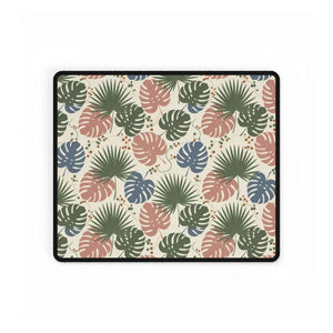 Tropical Palm Leaf Desk Mat, Large Floral Mouse Pad for Home Office - Pads