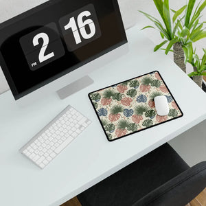 Tropical Palm Leaf Desk Mat, Large Floral Mouse Pad for Home Office - Pads