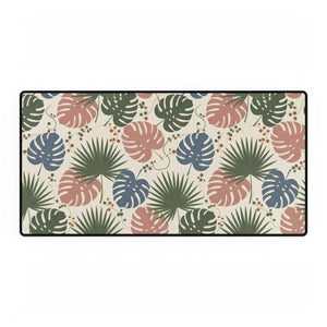 Tropical Palm Leaf Desk Mat, Large Floral Mouse Pad for Home Office - Pads