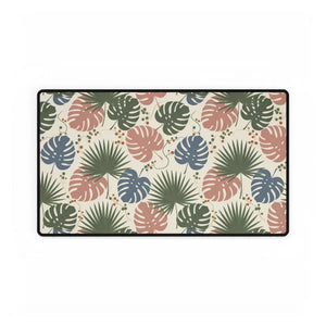 Tropical Palm Leaf Desk Mat, Large Floral Mouse Pad for Home Office - Pads