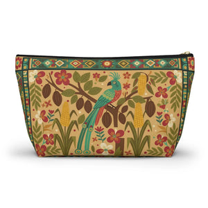 Tropical Parrot Accessory Pouch – Floral Boho - Dipaliz - Makeup Bags