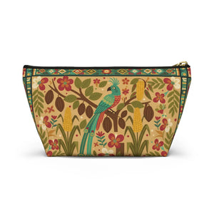 Tropical Parrot Accessory Pouch – Floral Boho - Dipaliz - Makeup Bags