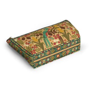 Tropical Parrot Accessory Pouch – Floral Boho - Dipaliz - Makeup Bags
