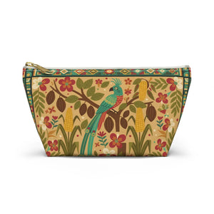 Tropical Parrot Accessory Pouch – Floral Boho - Dipaliz - Makeup Bags