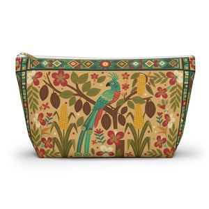 Tropical Parrot Accessory Pouch – Floral Boho - Dipaliz - Makeup Bags