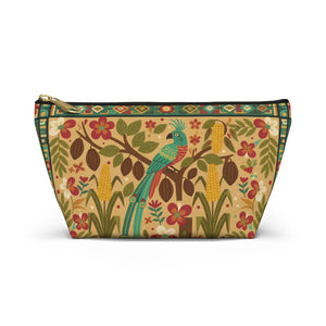 Tropical Parrot Accessory Pouch – Floral Boho - Dipaliz - Makeup Bags
