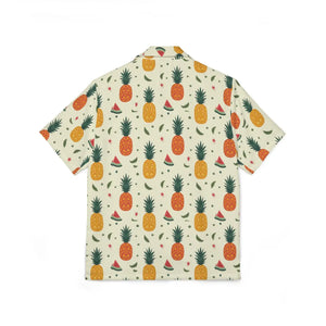 Tropical Pineapple Hawaiian Camp Shirt - Summer - Dipaliz - Shirts