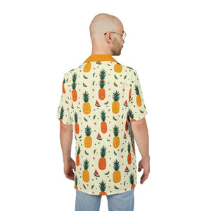 Tropical Pineapple Hawaiian Party Shirt - Beach Style - Dipaliz - Shirts