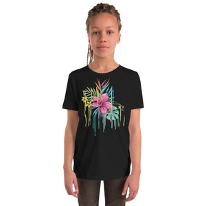 Vibrant Tropical Pink Flowers T-shirt - Cotton - Dipaliz - T-shirts - s