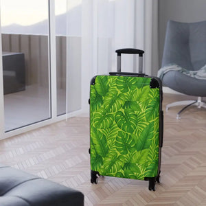 Vibrant Tropical Print Suitcase Bold Travel Style Dipaliz - Suitcases