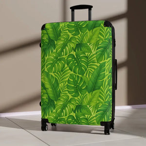 Vibrant Tropical Print Suitcase Bold Travel Style Dipaliz - Suitcases