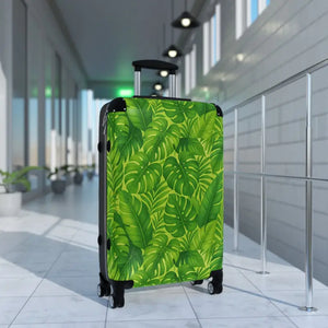 Vibrant Tropical Print Suitcase Bold Travel Style Dipaliz - Suitcases