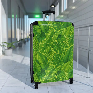 Vibrant Tropical Print Suitcase Bold Travel Style Dipaliz - Suitcases