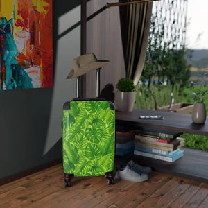 Vibrant Tropical Print Suitcase Bold Travel Style Dipaliz - Suitcases