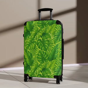 Vibrant Tropical Print Suitcase Bold Travel Style Dipaliz - Suitcases