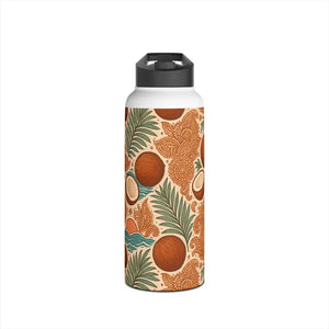 Stainless Steel Water Bottle Tropical Fun Matte Finish - Dipaliz - Bottles