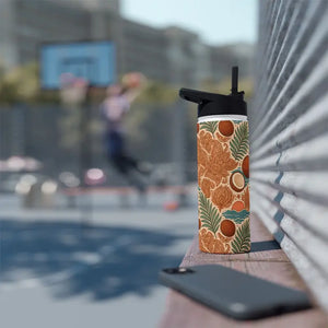 Stainless Steel Water Bottle Tropical Fun Matte Finish - Dipaliz - Bottles