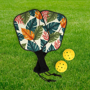 Tropical Themed Pickleball Kit - Summer Style Paddles - Dipaliz - 7.5’’ × 15.5’’