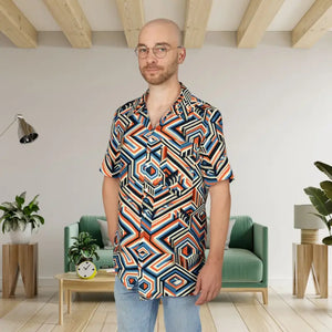 Unisex Hawaiian Shirt - Beach Party Style Tropical Vibes - Dipaliz - s / White Stitching - Shirts