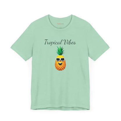 Pineapple Vibes Unisex Jersey Short Sleeve Tee - Tropical Comfort - T-shirt