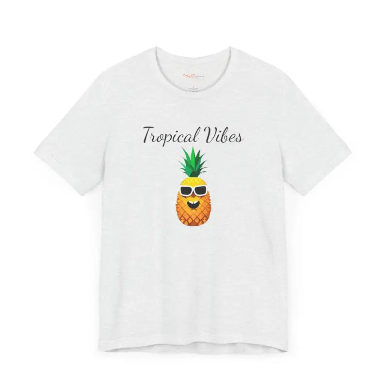 Pineapple Vibes Unisex Jersey Short Sleeve Tee - Tropical Comfort - T-shirt