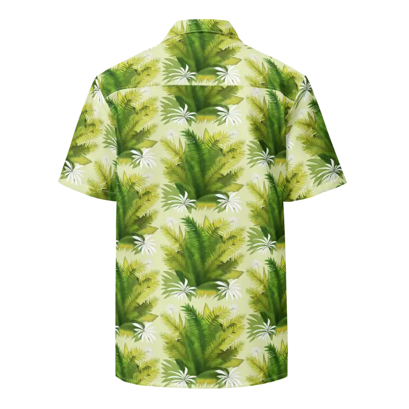 Catch Summer Vibes with the Tropical Palm Leaves Shirt! - Shirts