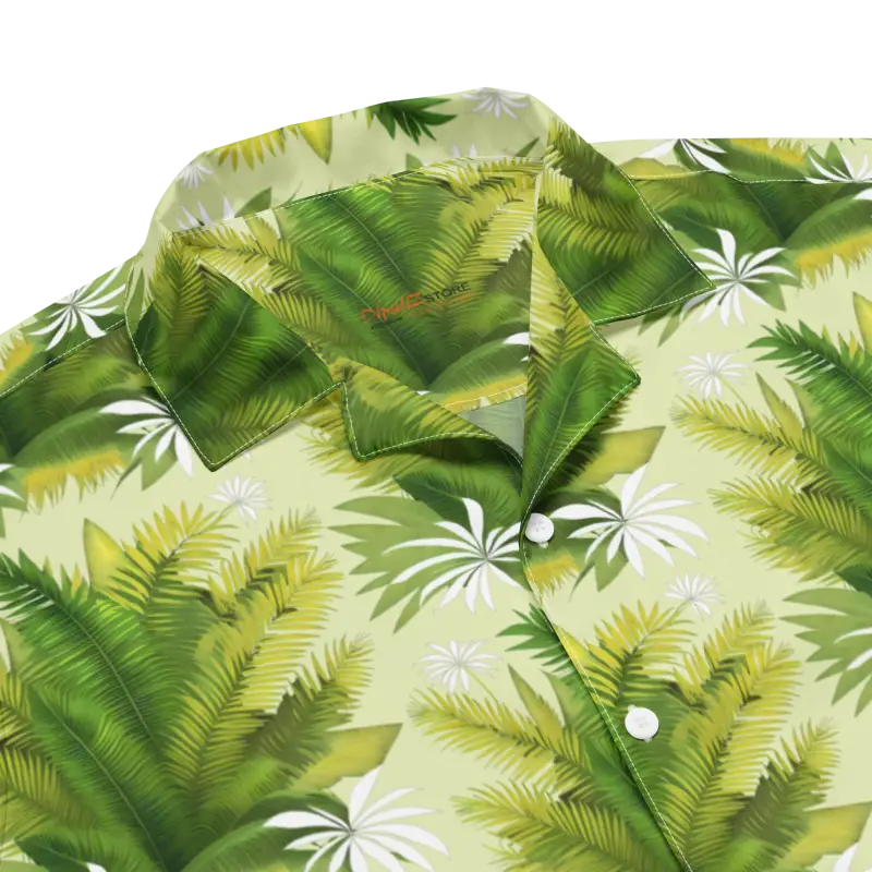 Catch Summer Vibes with the Tropical Palm Leaves Shirt! - Shirts