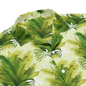 Unisex Button Shirt - Tropical Vibe Palm Leaves - Dipaliz - Shirts