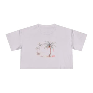 Crop Tee Summer Style Relaxed Fit Casual Beach Vibes - Dipaliz - Orchid / s - T-shirts