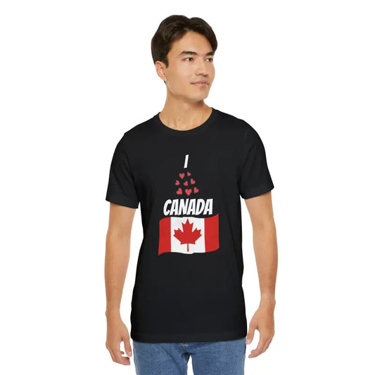 Embrace Canadian Pride with the Unisex True North Tee - Black / s T-shirt