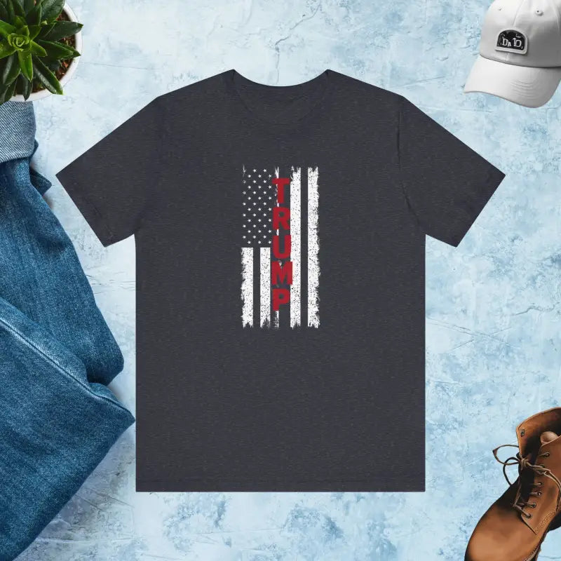 Trump 2024 American Flag T-shirt Classic Unisex Fit - T-shirt