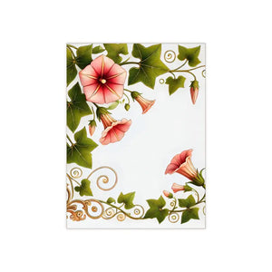 Trumpet Shaped Flowers Ceramic Photo Tile - Botanical Art - Dipaliz - Wall Tiles