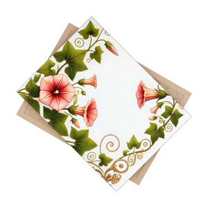 Trumpet Shaped Flowers Ceramic Photo Tile - Botanical Art - Dipaliz - Wall Tiles