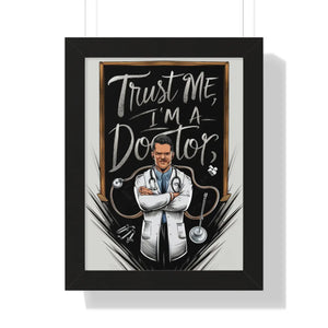 Framed Vertical Poster – Chic Fashion Art - Dipaliz - Posters Prints & Visual Artwork