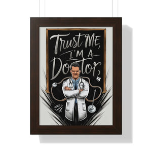 Framed Vertical Poster – Chic Fashion Art - Dipaliz - Posters Prints & Visual Artwork