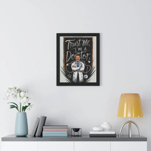 Framed Vertical Poster – Chic Fashion Art - Dipaliz - Posters Prints & Visual Artwork