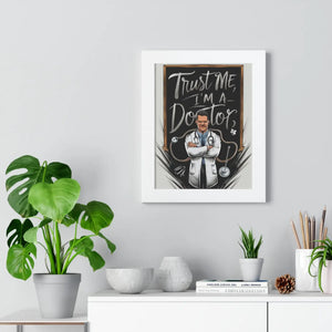 Framed Vertical Poster – Chic Fashion Art - Dipaliz - Posters Prints & Visual Artwork