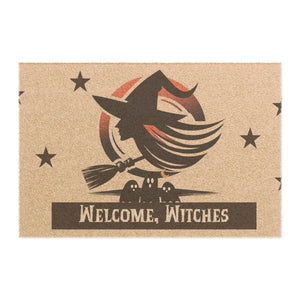 Coir Coconut Fiber Welcome Witches Doormat - Dipaliz - 24’’ x 16’’ - Door Mats