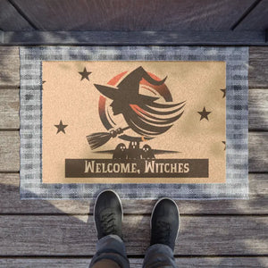 Coir Coconut Fiber Welcome Witches Doormat - Dipaliz - 24’’ x 16’’ - Door Mats