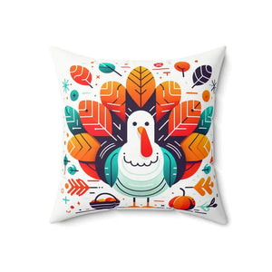 Thanksgiving Throw Pillow Polyester Square Autumn Background Dipaliz - Pillows